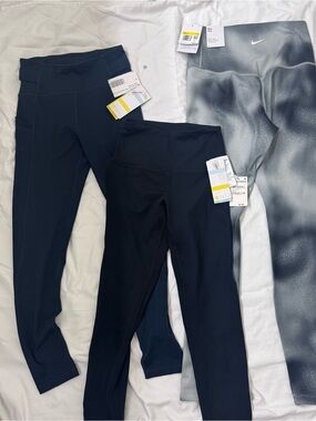 NWT Nike & Zella Activewear Leggings Bundle Lot 3 Pairs S XXS